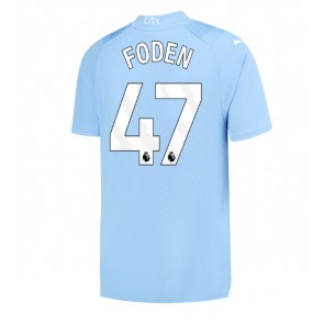 Manchester City Phil Foden #47 Koszulka Podstawowych 2023-24 Krótki Rękaw